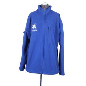 Duluth Trading men's waterproof shoreman full‎ zip mock neck fleece jacket L